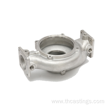 Casting Stainless steel exhaust pipe fittings auto part